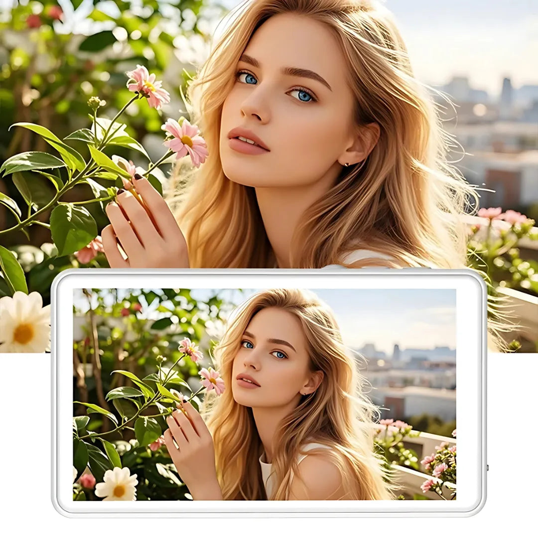 Tela Magnética De Selfie RK-X40 Com Espelhamento Sem Fio E Fixação Por Ímã