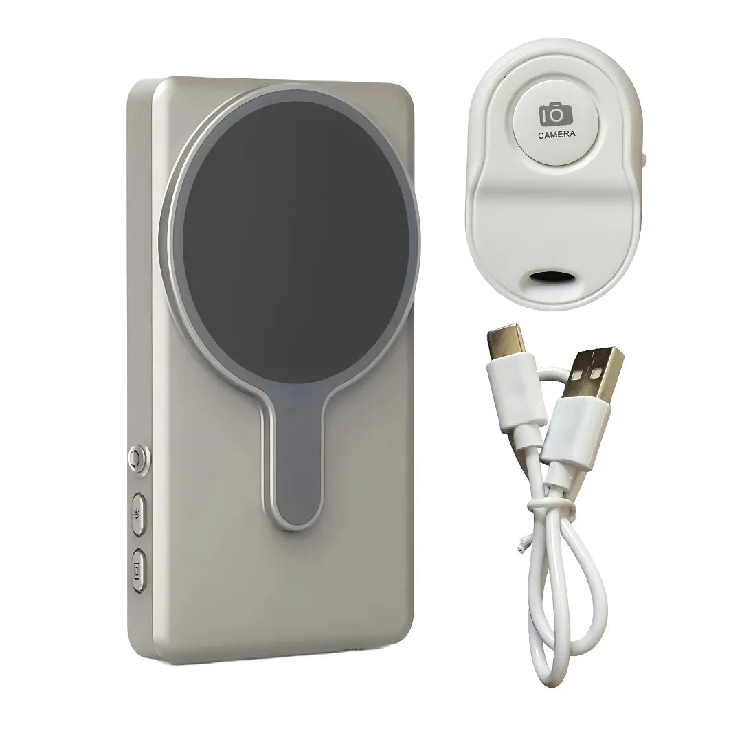 Tela Magnética De Selfie RK-X40 Com Espelhamento Sem Fio E Fixação Por Ímã