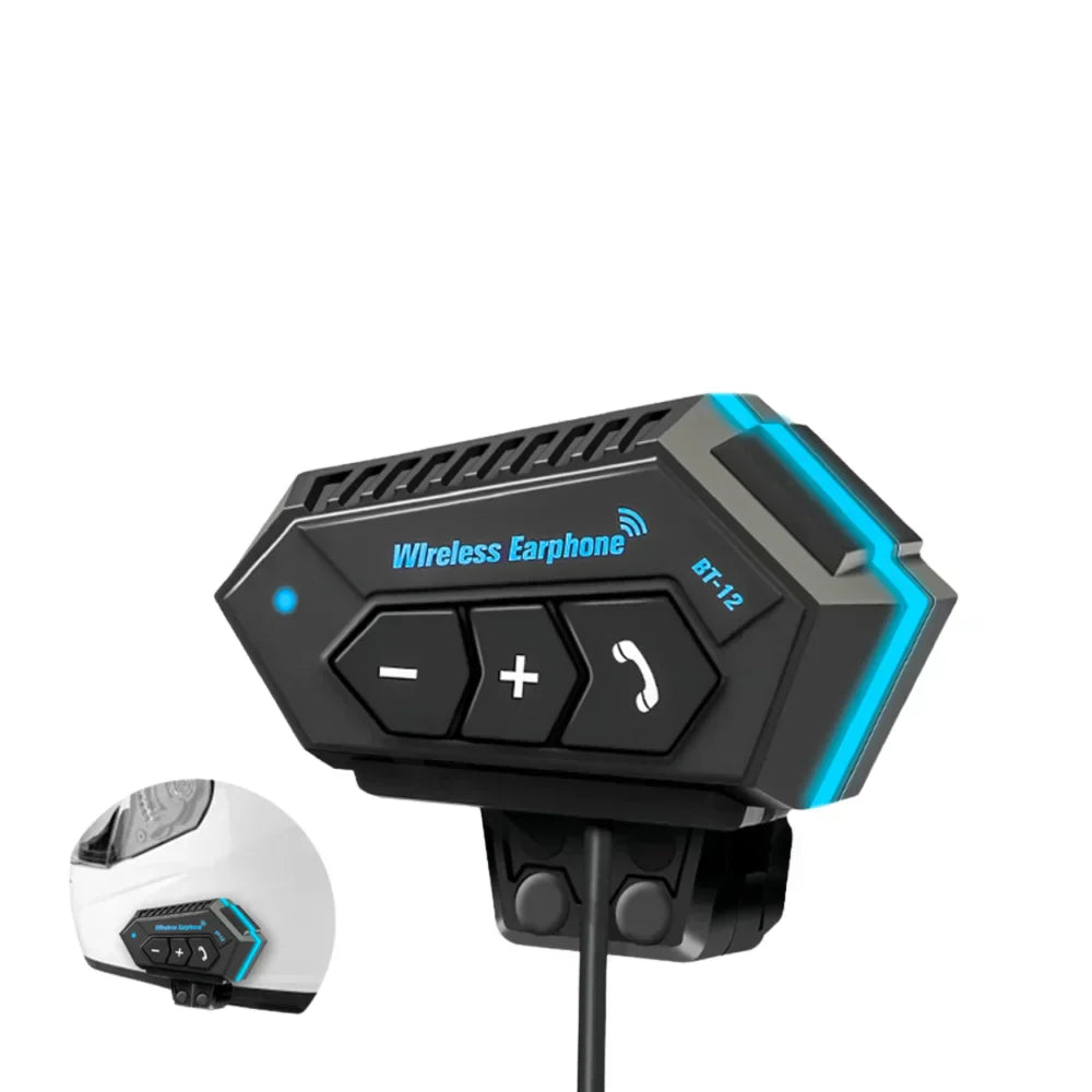 Fone de Ouvido Bluetooth para Capacete