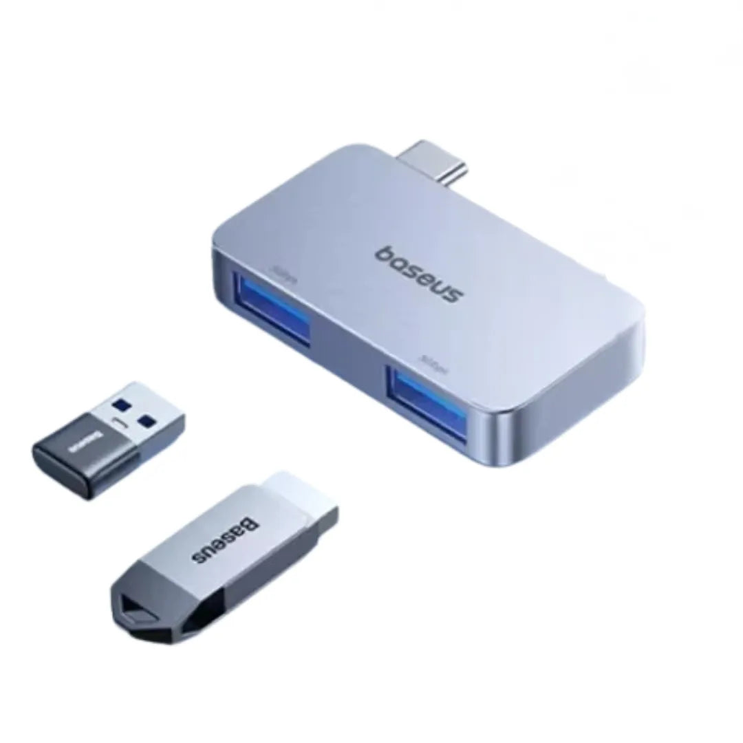 Adaptador USB-C Baseus 9 em 1 com HDMI 4K, Thunderbolt 3 e 3x USB 3.0
