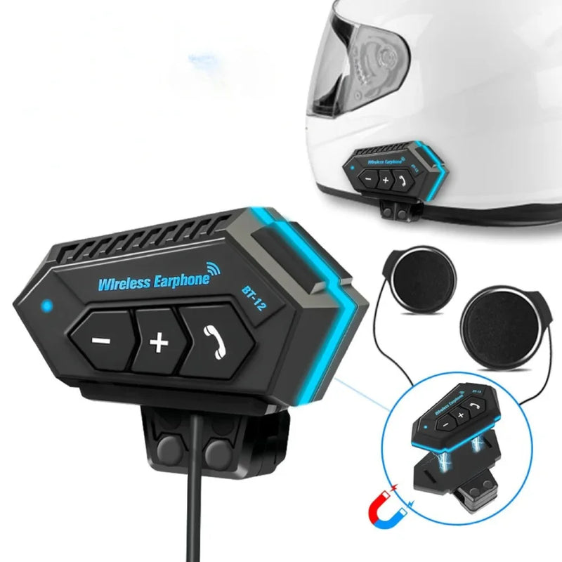 Fone de Ouvido Bluetooth para Capacete