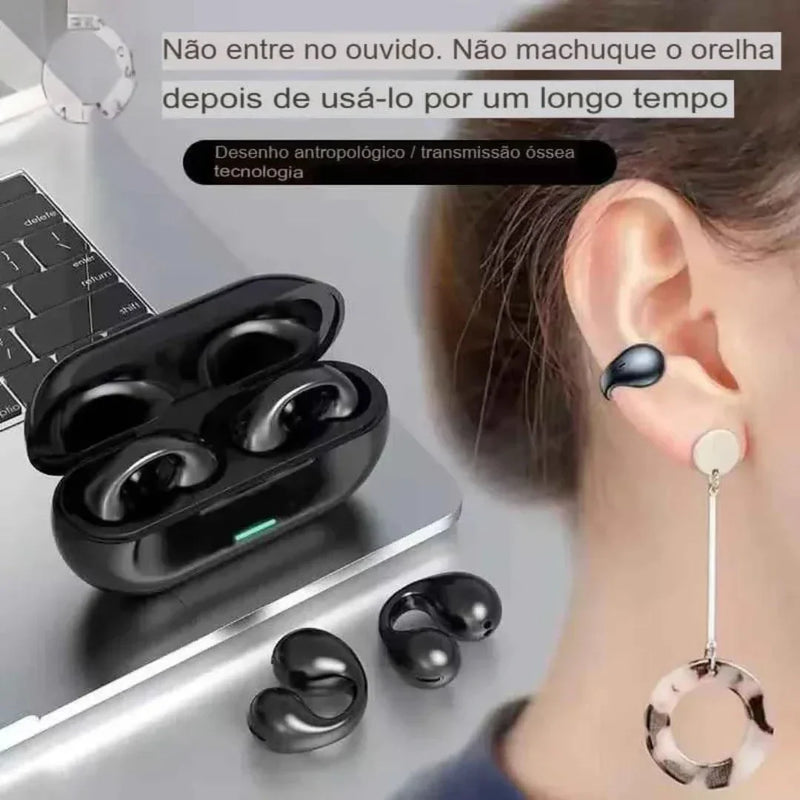 Fones Bluetooth NoiseCancel Pro Com Cancelamento De Ruído Ativo