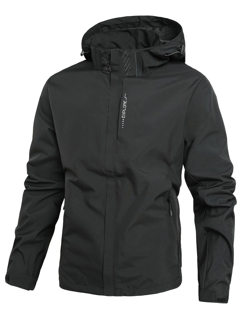 Jaqueta Corta Vento Masculino Preto Hawk