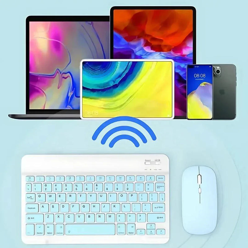 Kit Teclado E Mouse Wireless BlueConnect 5.2 – Conectividade E Precisão