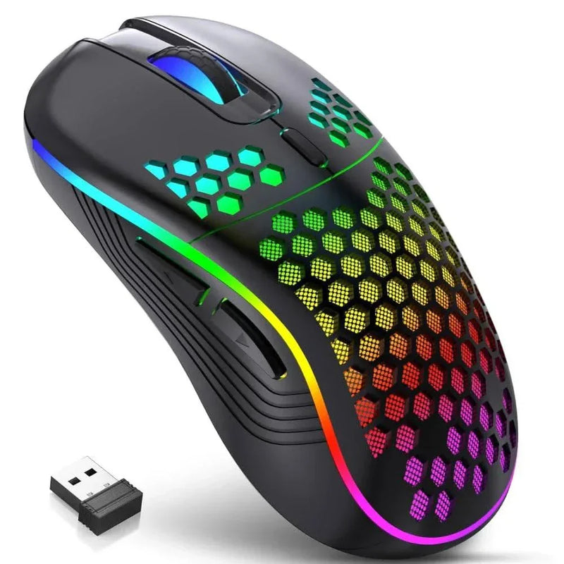 Mouse com Iluminação RGB e Alta Performance Gamer - GlowMotion