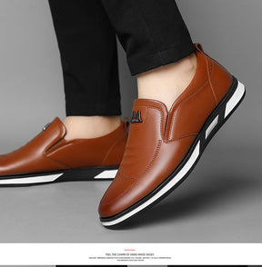 Sapato Masculino Casual em Couro – Conforto e Estilo para Todos os Dias