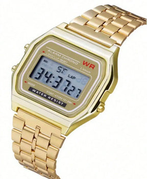 Relógio Digital Unissex Retrô – Estilo Clássico com Funções Modernas