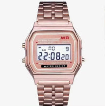 Relógio Digital Unissex Retrô – Estilo Clássico com Funções Modernas