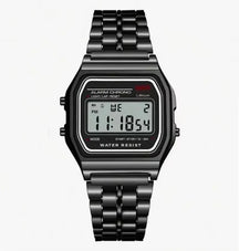 Relógio Digital Unissex Retrô – Estilo Clássico com Funções Modernas