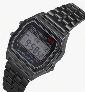 Relógio Digital Unissex Retrô – Estilo Clássico com Funções Modernas