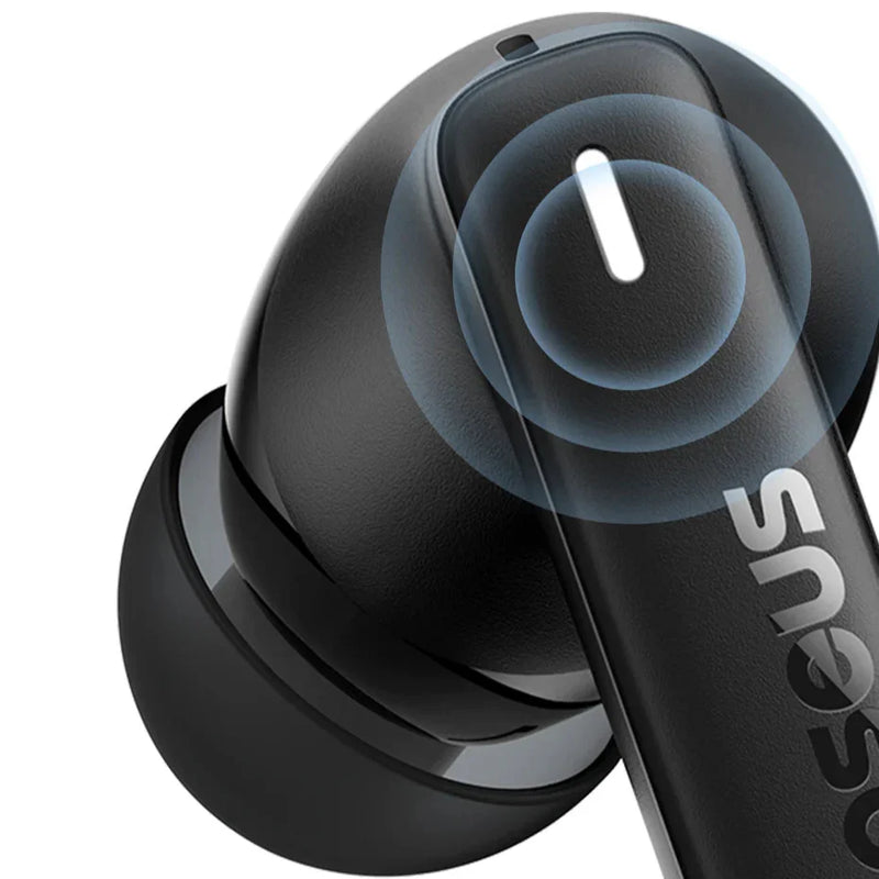 Fone Sem Fio Bluetooth Baseus Bowie E19 – Graves Potentes, Bateria de 33h e Chamadas com Cancelamento de Ruído