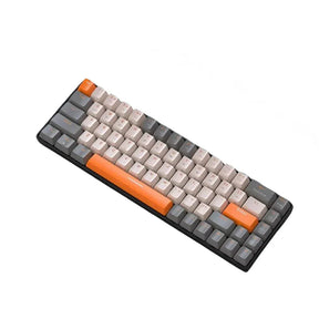 Teclado Wireless Compacto K68 DualMode Com Bluetooth e Hot-Swappable