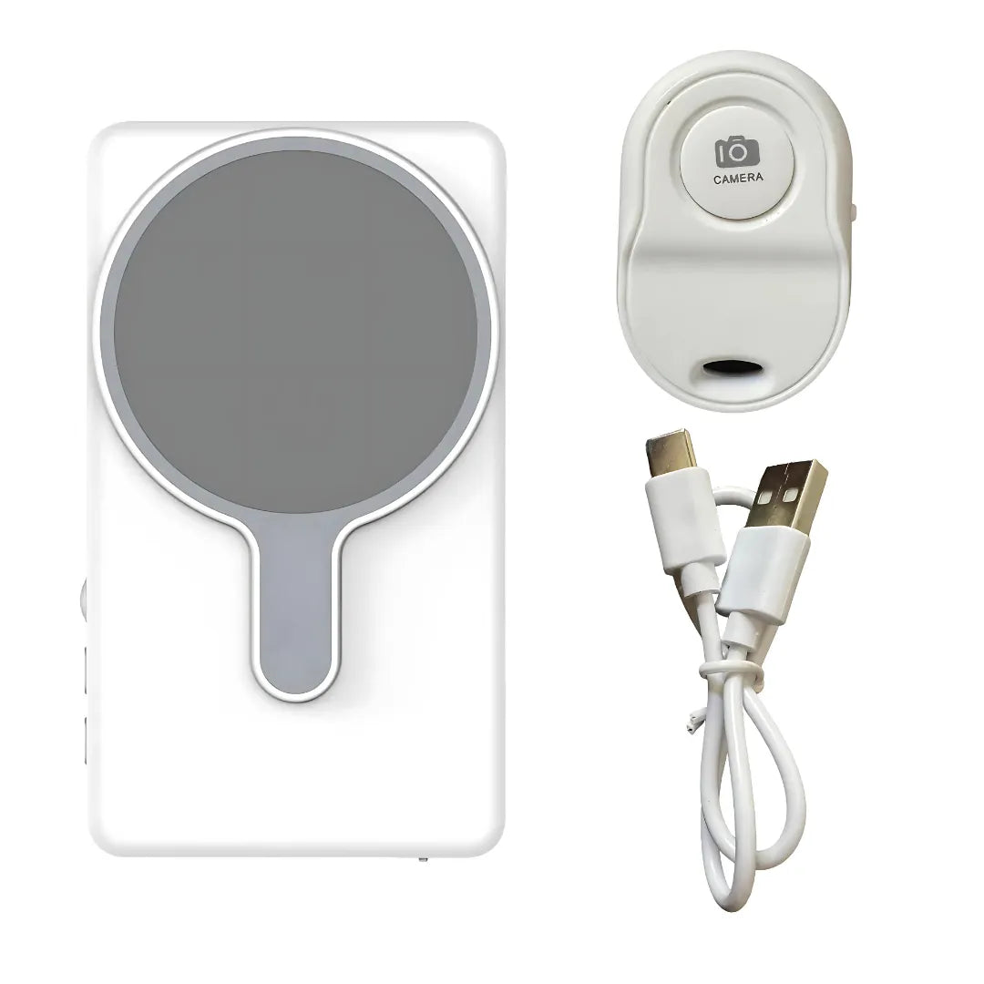 Tela Magnética De Selfie RK-X40 Com Espelhamento Sem Fio E Fixação Por Ímã