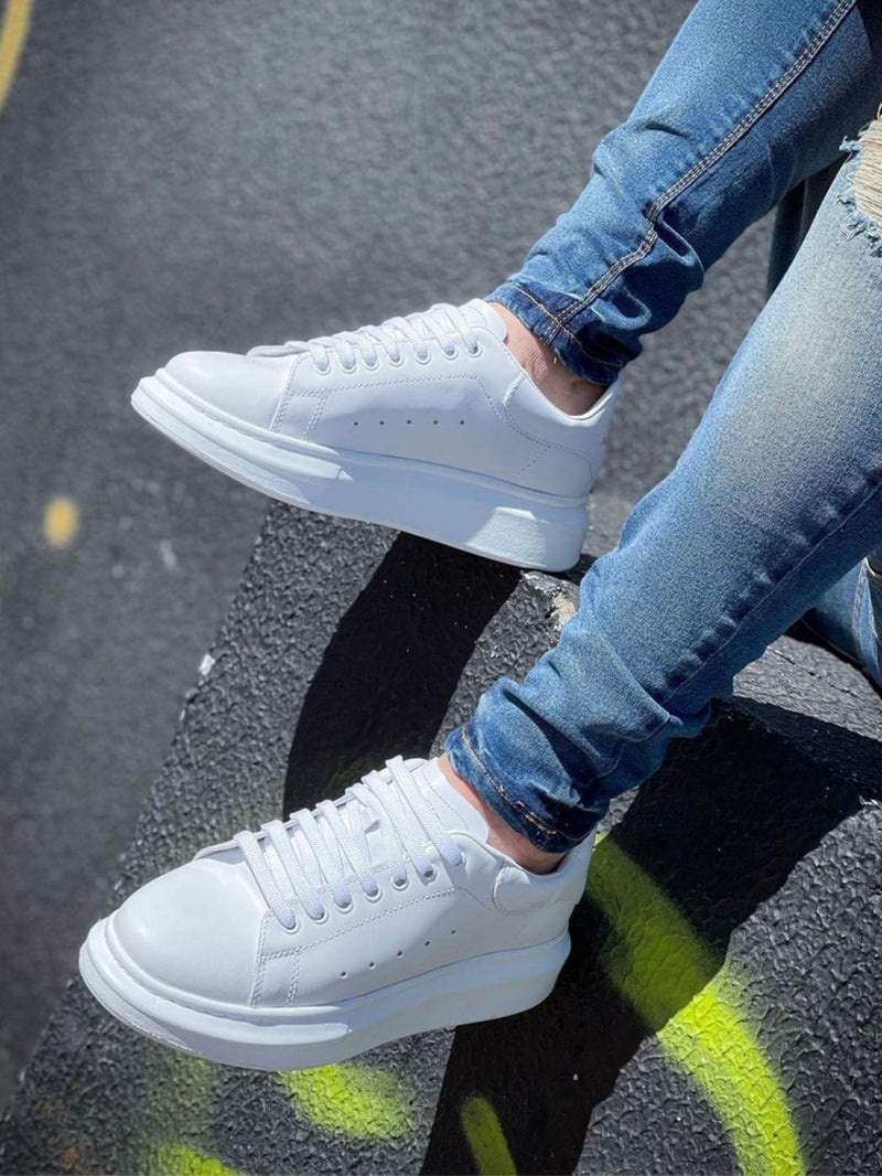 Tênis Branco Masculino Modelo Basic