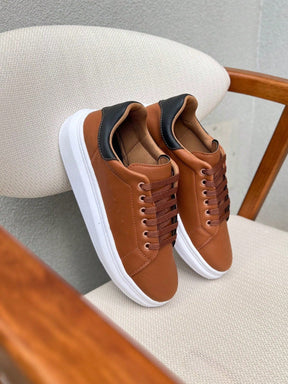 Tênis Masculino Casual Marrom Basic