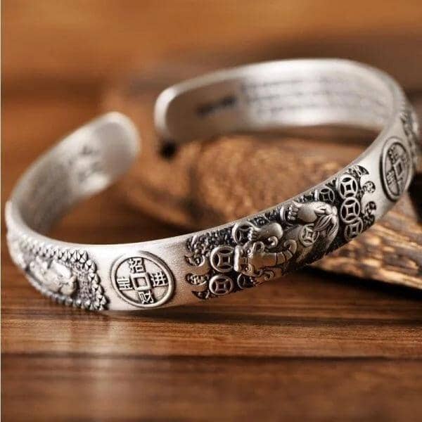 Bracelete Pixiu em Prata 925