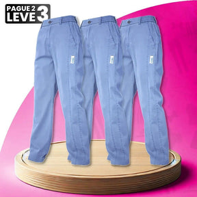 Calça Feminina Aurora em Malha de Seda Gelo e Poliéster (Sua Nova Peça Favorita!)