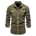 Camisa Masculina Manga Longa Casual