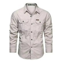 Camisa Masculina Manga Longa Militar