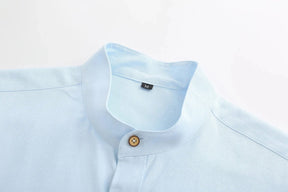 Camisa Social Masculina Gola Padre