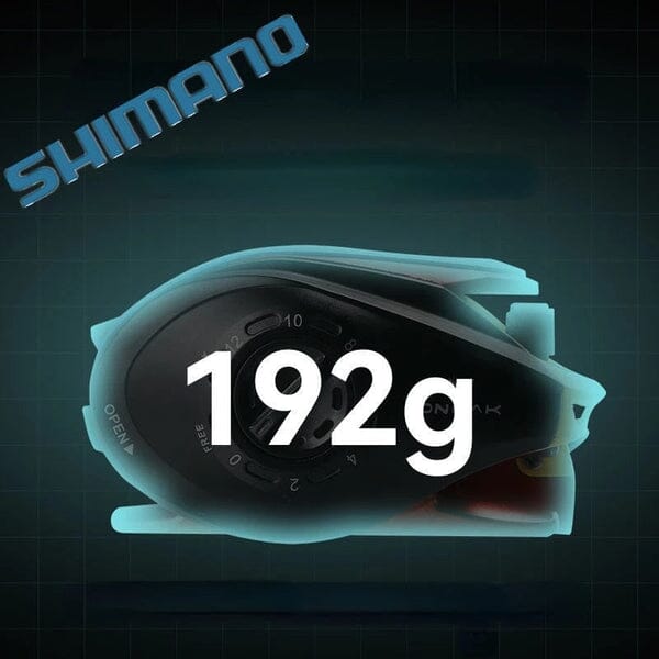 Carretilha Shimano 7.1:1 para Água Doce e Salgada + Luva de Pesca [Brinde]