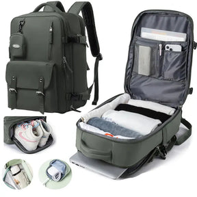 Mochila de Viagem Multicompartimentos