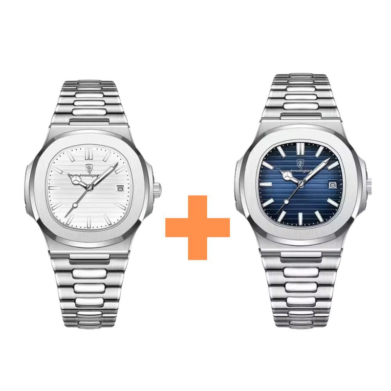 Relógio Masculino Fusion Luxury - [Compre 1 Leve 2]