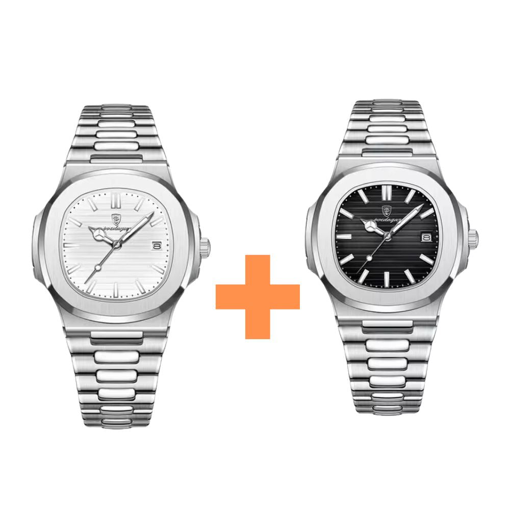 Relógio Masculino Fusion Luxury - [Compre 1 Leve 2]